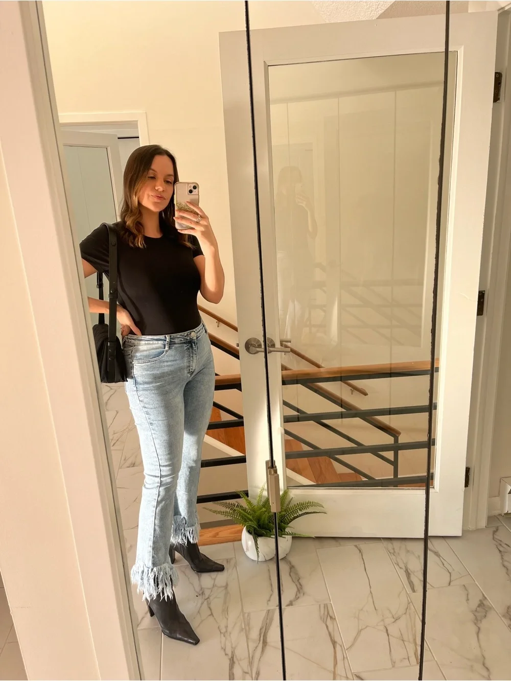 Princess Polly Black Short Sleeve Bodysuit